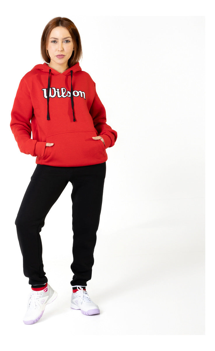 Moletom Masculino Wilson Bold Hoodie Cor Vermelho