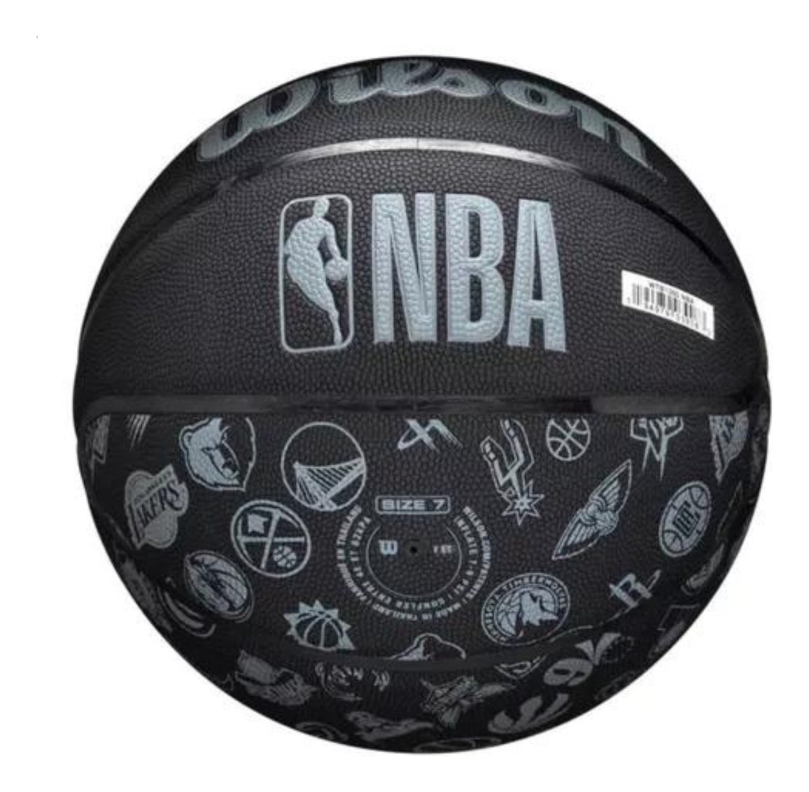 Bola Basquete Nba All Team Black Tamanho 7 Cor Preto