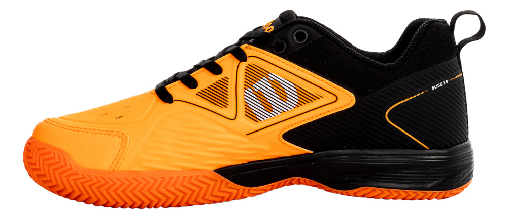 Tênis Masculino Wilson Slice 3.0 Clay Court Cor Laranja Pret