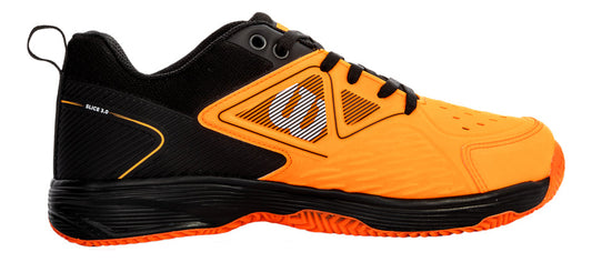 Tênis Masculino Wilson Slice 3.0 Clay Court Cor Laranja Pret