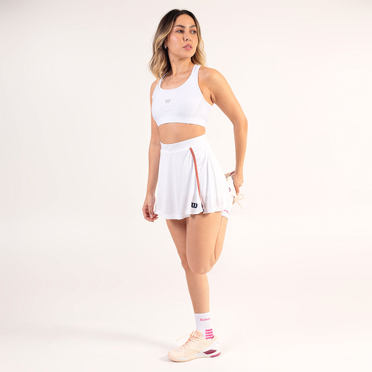 Saia Short Feminina Wilson Tour Cor Branco